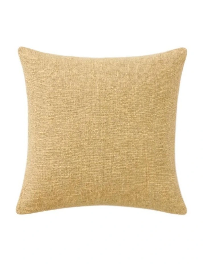 Ryer Square Cushion in Ochre