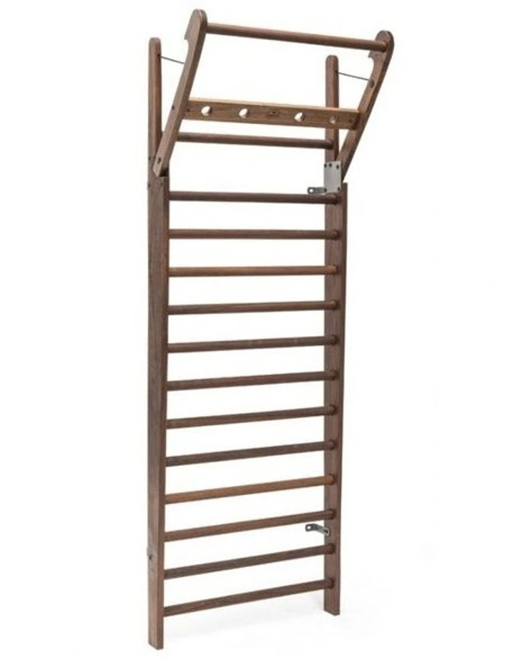 Exercise & Stretching WallBars 14 Bar in Walnut