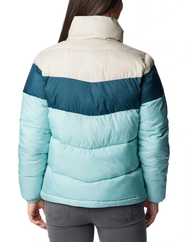 Puffect Colour Blocked Jacket in Blue