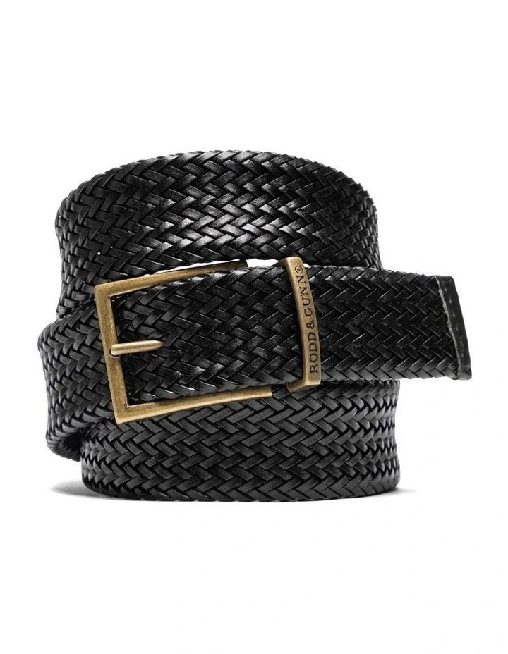 Waverly Weave Belt in Black