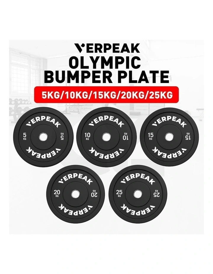 Bumper weight plates-Olympic 20kgx1 in Black