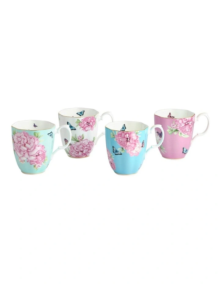 Miranda Kerr Set Of 4 400ml Mugs in Multi