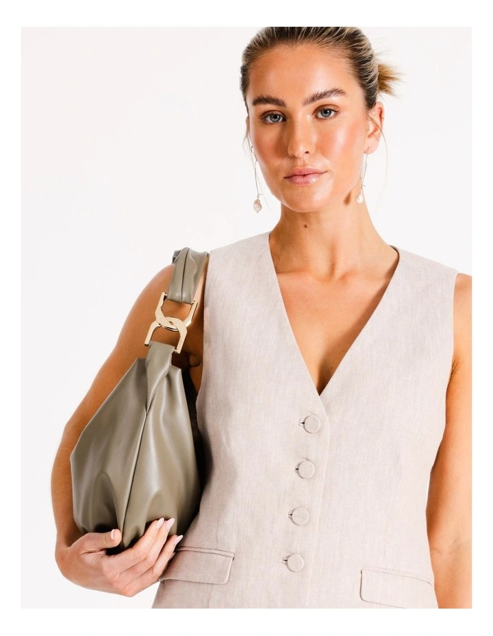 Taylor Hobo in Khaki