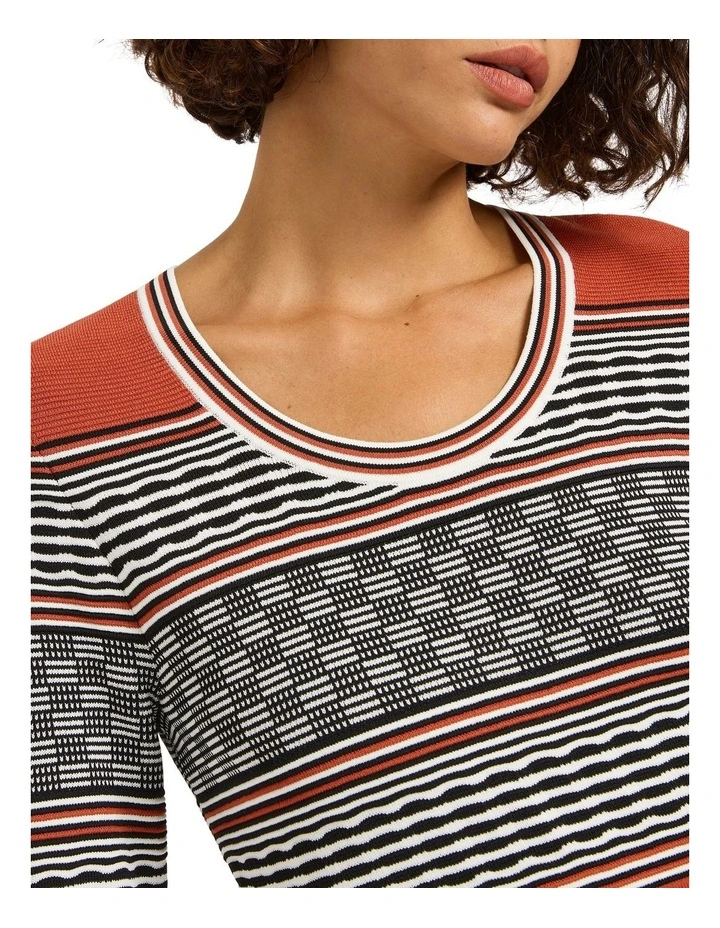 Stella Knit Dress in Dawn Stripe