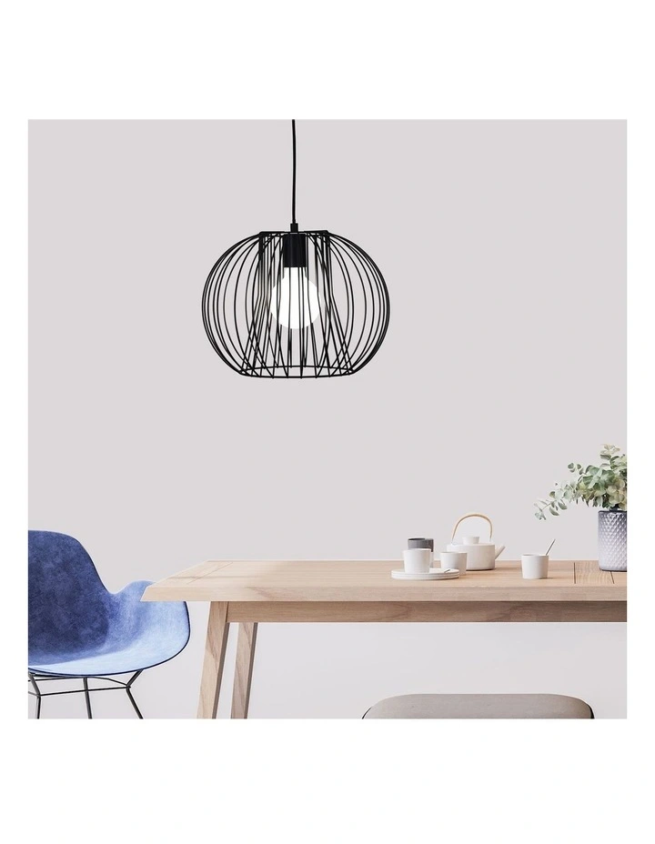 Malo Pendant Light 35cm Black