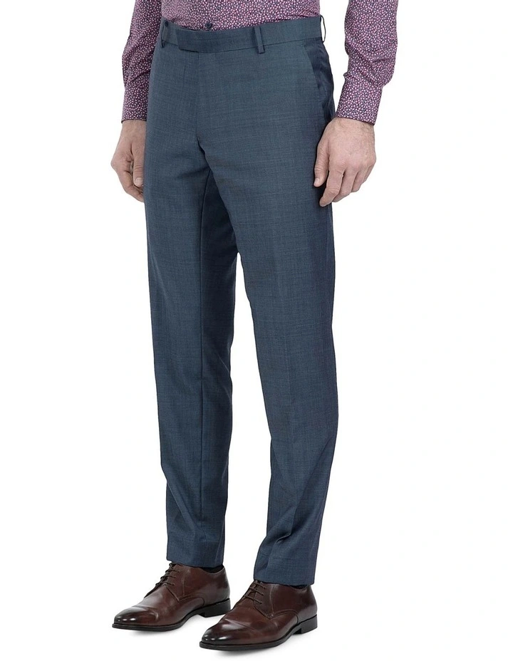 Slim Fit Blue Caper Trouser FGI614