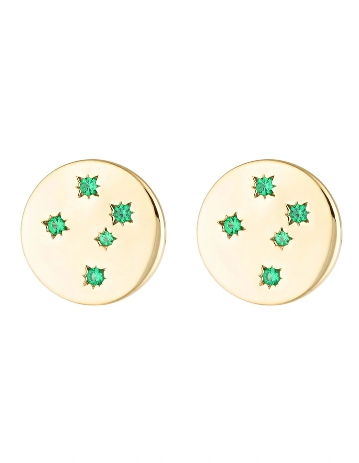 Southern Cross Earrings in Gold
