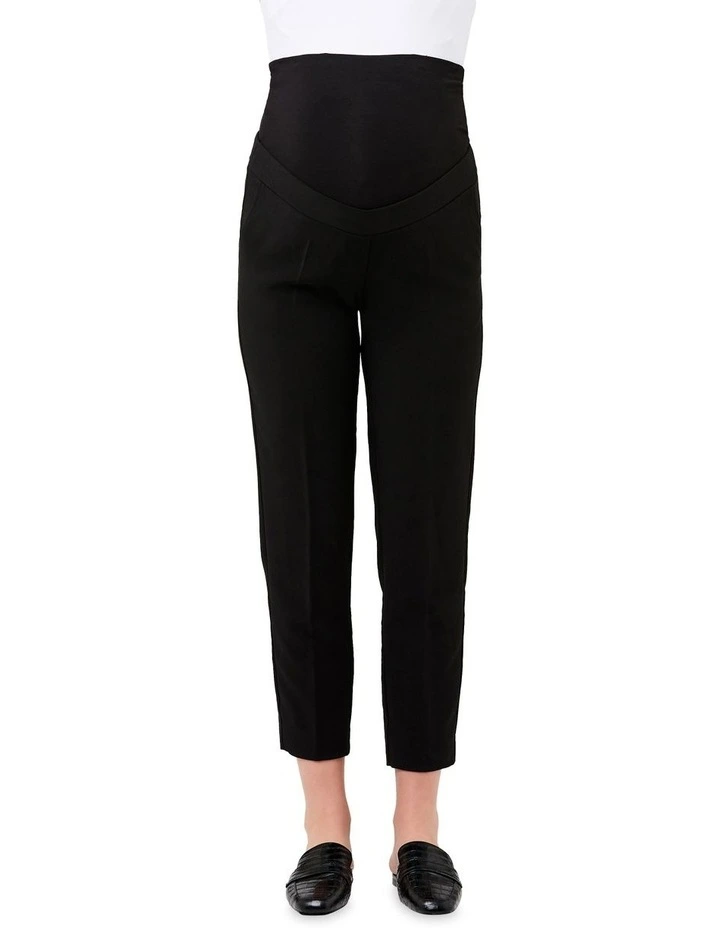 Alexa Classic Crop Pant in Black