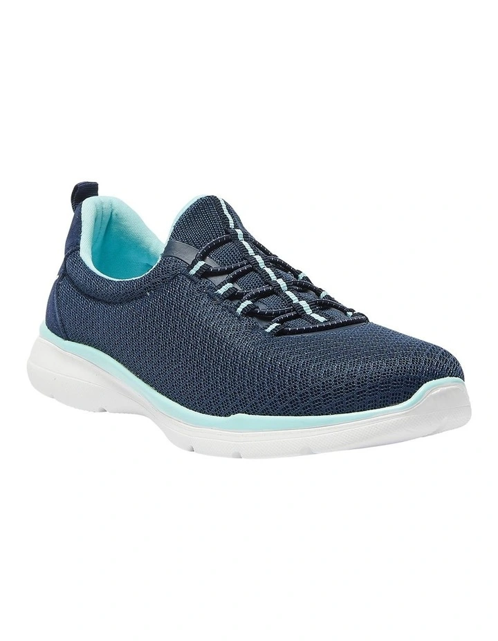 Quattro Sneakers in Navy/Blue Knit
