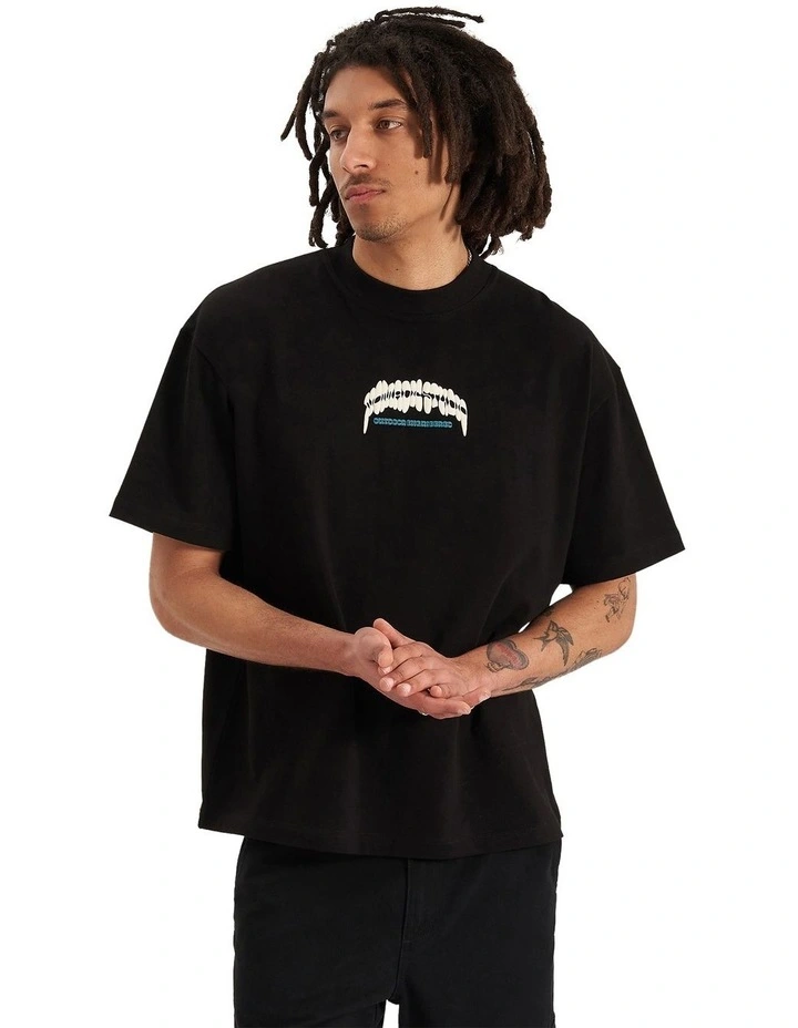 Florist Street Tee in Jet Black