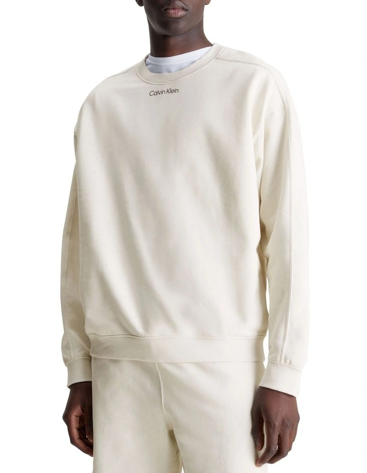 Pullover Crew in Chalk