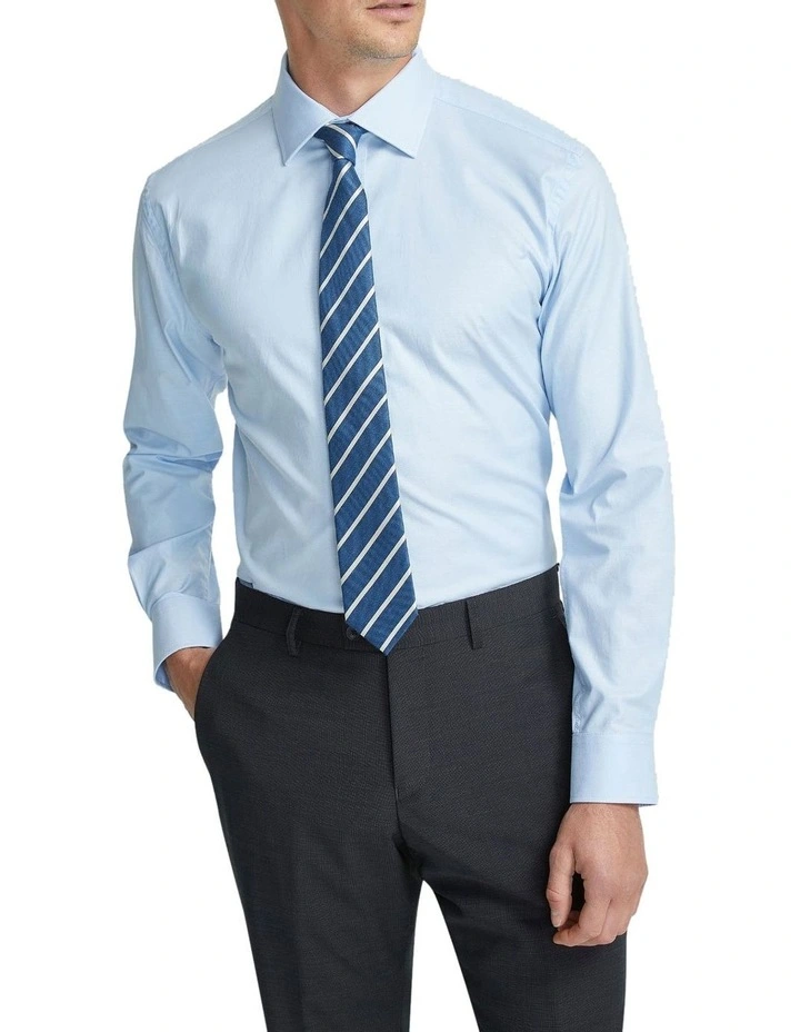 Islington Regular Fit Dobby Shirt in Sky