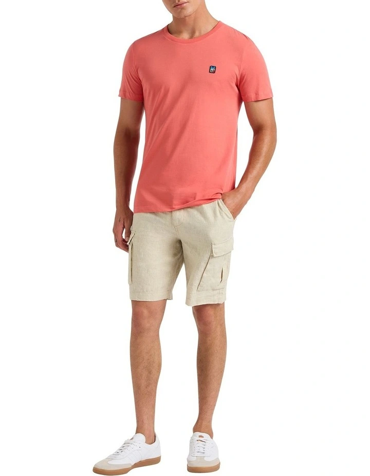 Badge Tee in Sunburn