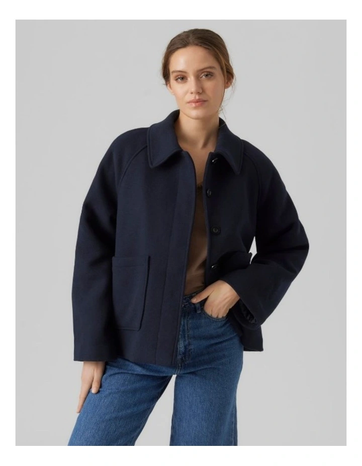 Giovanna Short Jacket in Navy