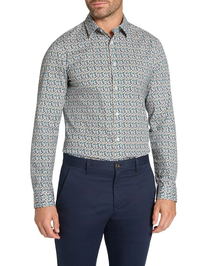Jarrad Long Sleeve Shirt in Autumn/Multi