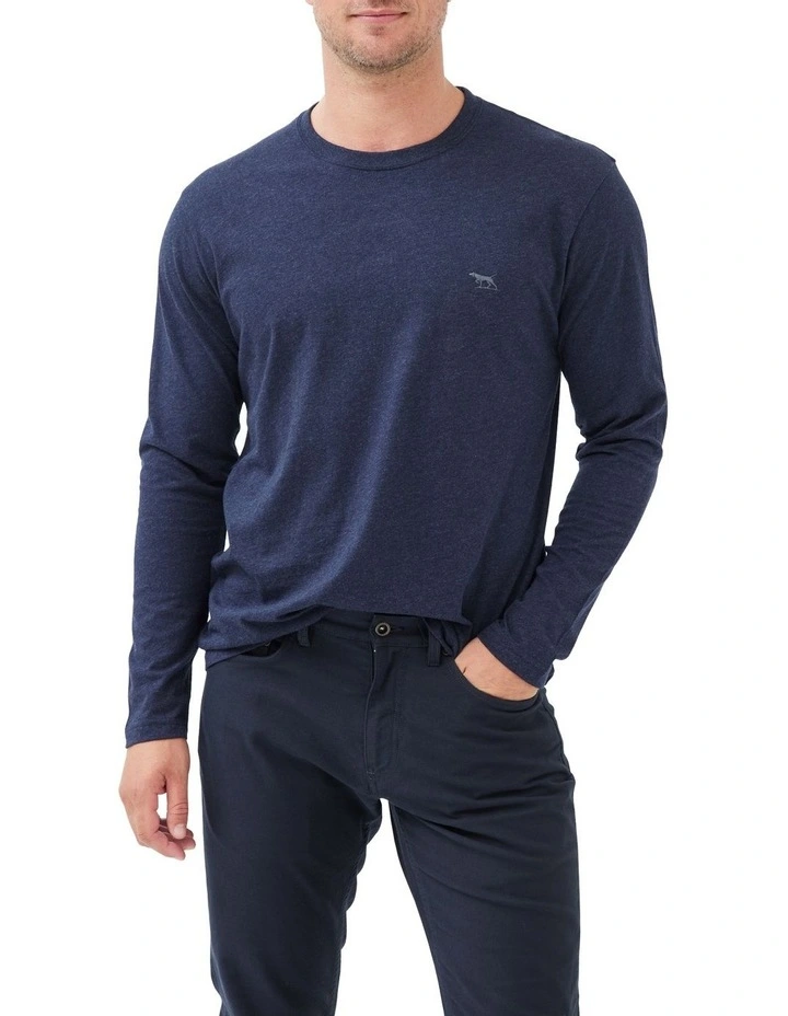 Long Sleeve Gunn T-Shirt in Navy