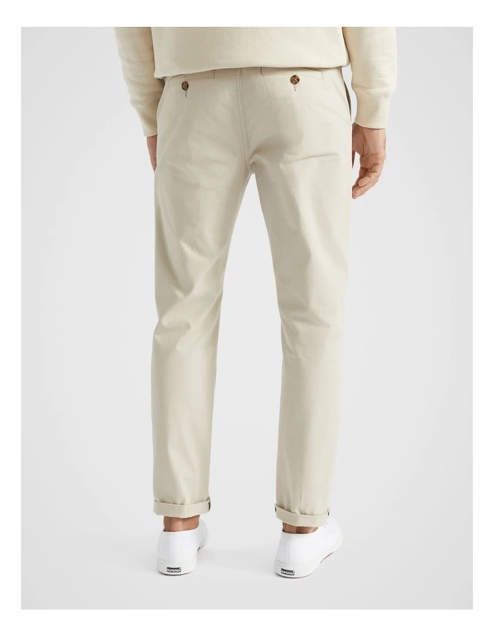 Tapered Chino in Cool Stone