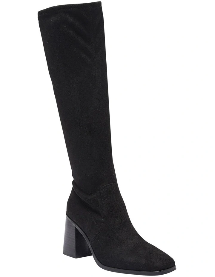 Macbeth Boots In Black Micro