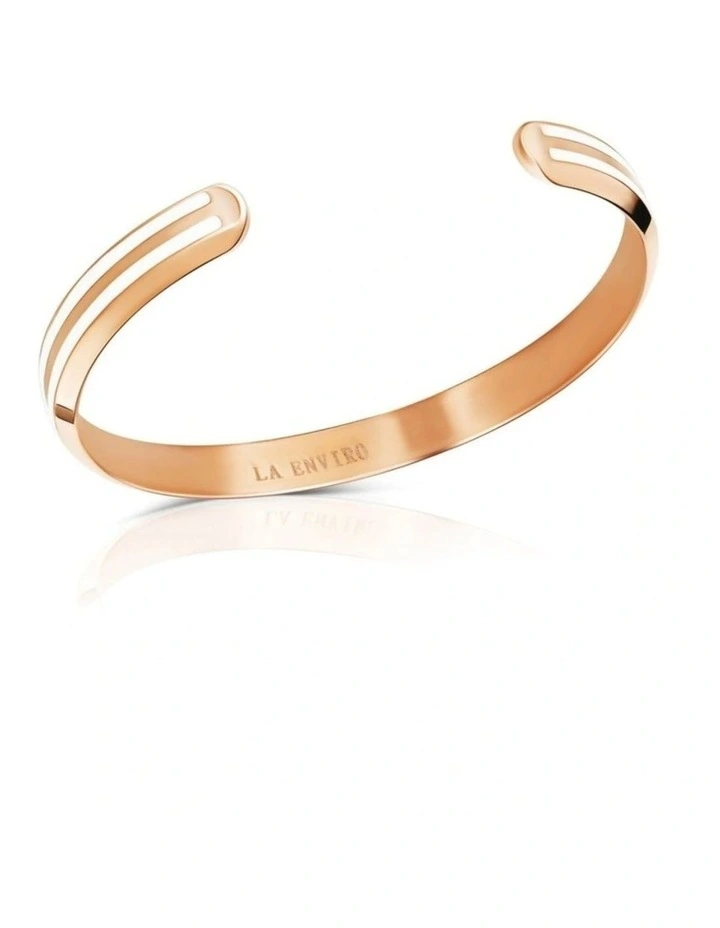 Classic Bracelet in Rose Gold & White