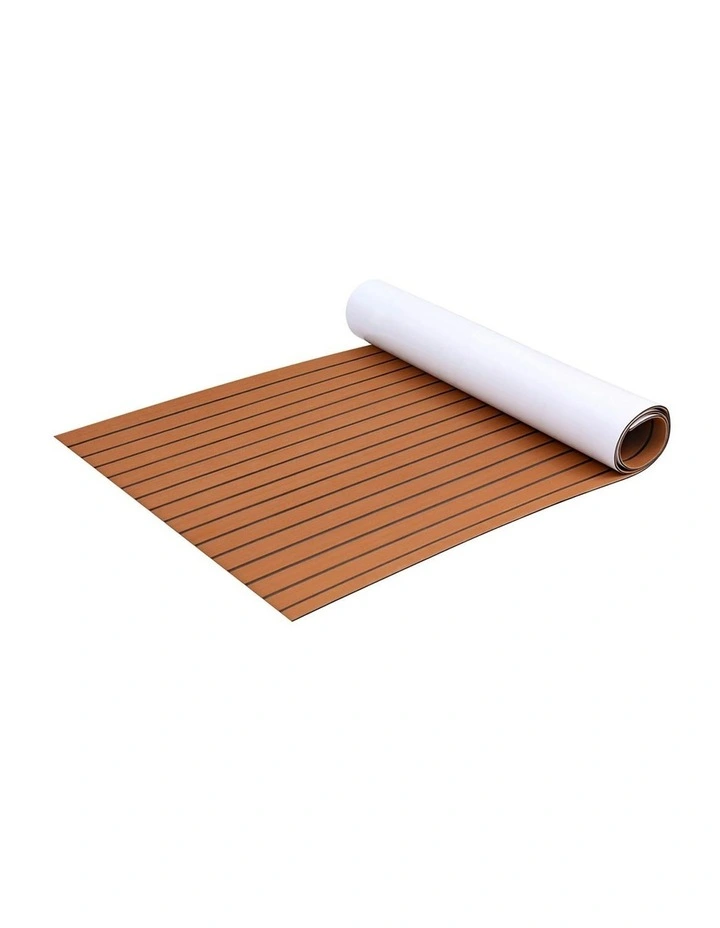 EVA Foam Boat Flooring Mat 240 x 90 x 0.6cm in Dark Brown