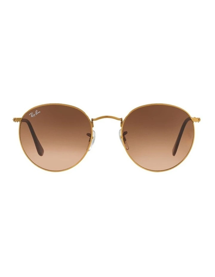 Round Metal Copper RB3447 Sunglasses