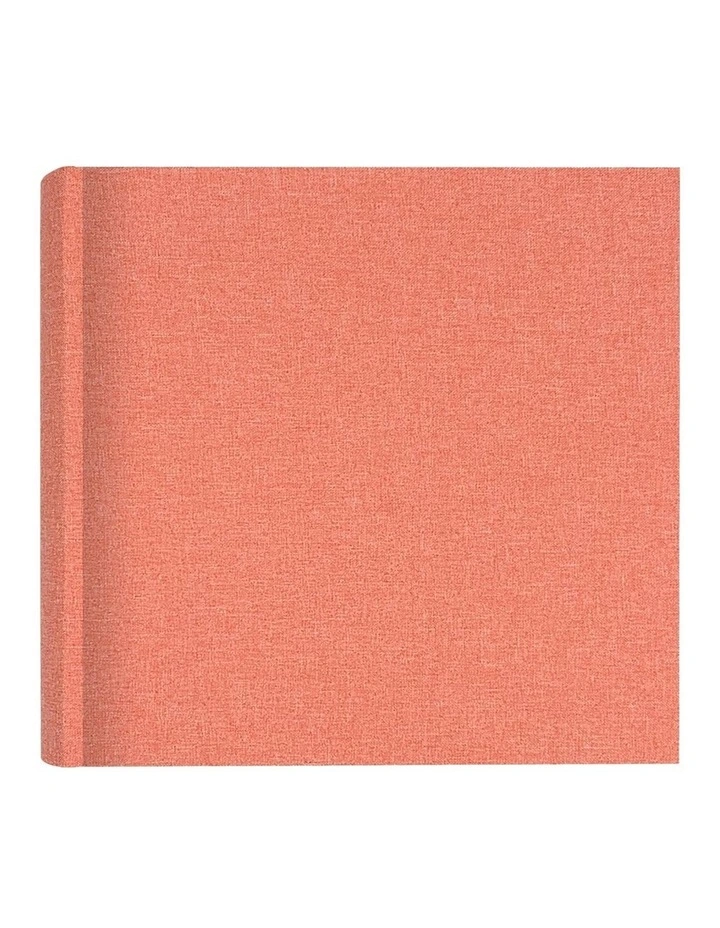 Plush Linen Photo Album 200 Photo Capacity in Blush