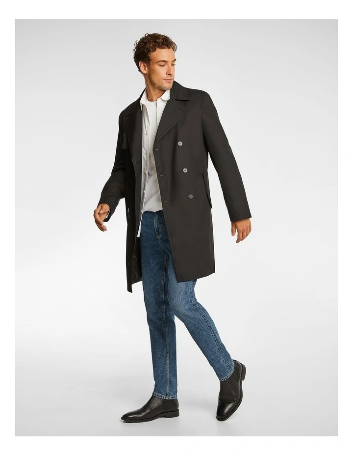 Soho Trench Coat in Black