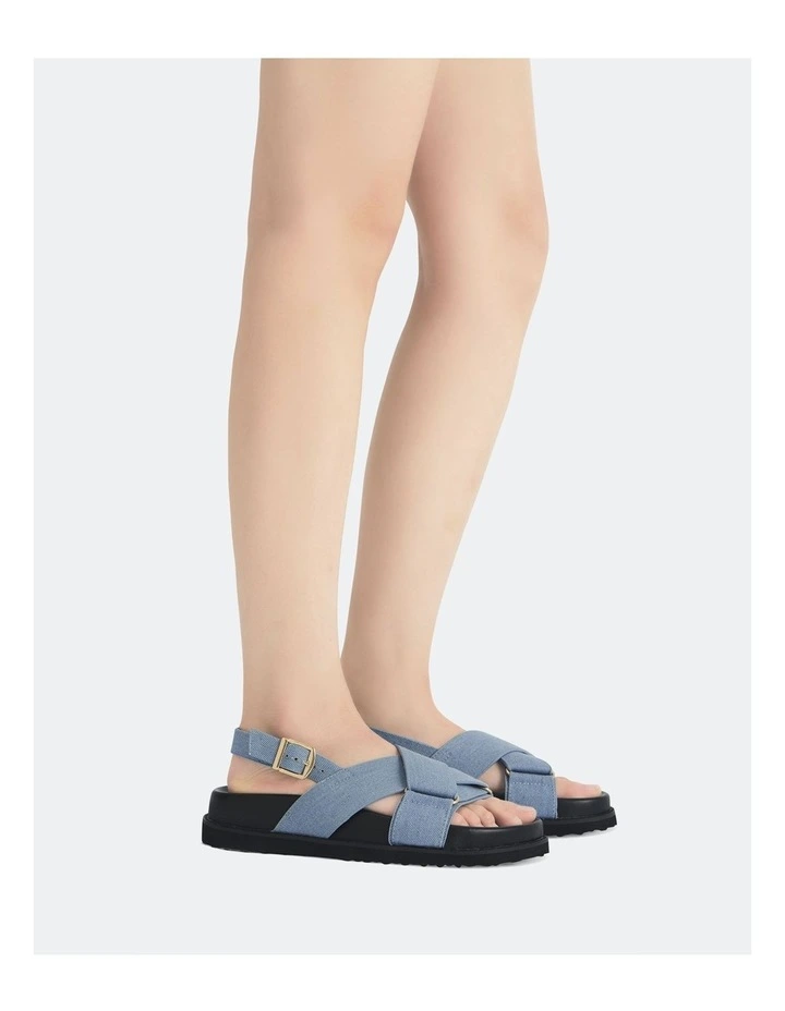 Tylah Flats in Denim