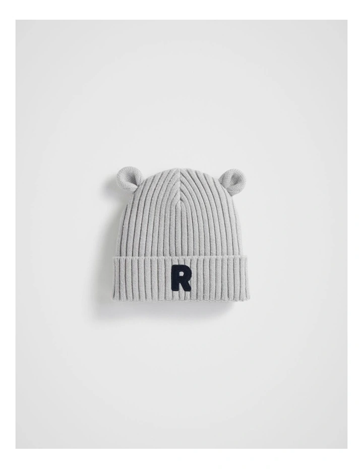 Novelty Initial Beanie in Assorted