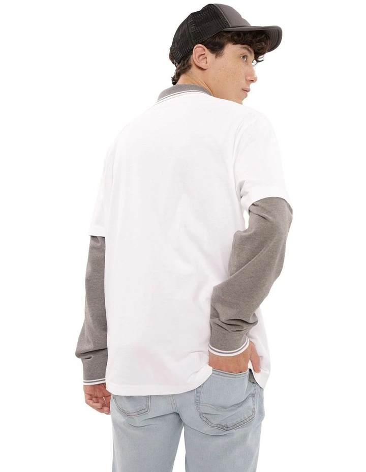 Super Soft Logo Graphic T-shirt in Air White