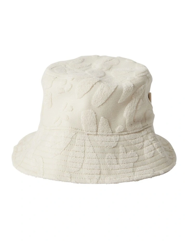 Jacquard Bucket Hat in Whitecap