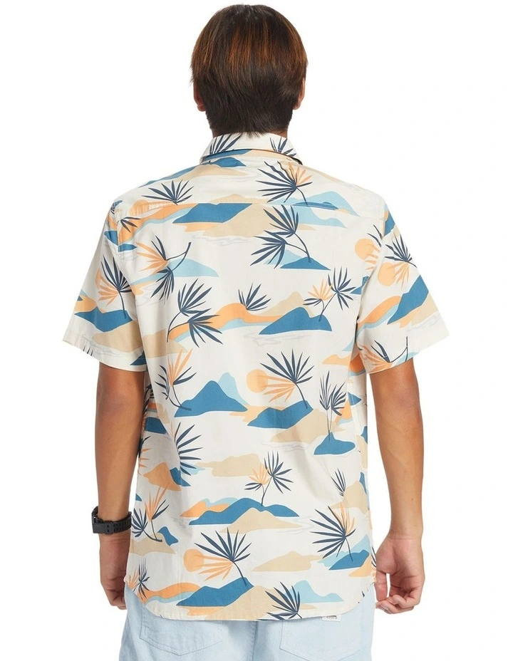 Slow Dazed Short Sleeve Shirt in White