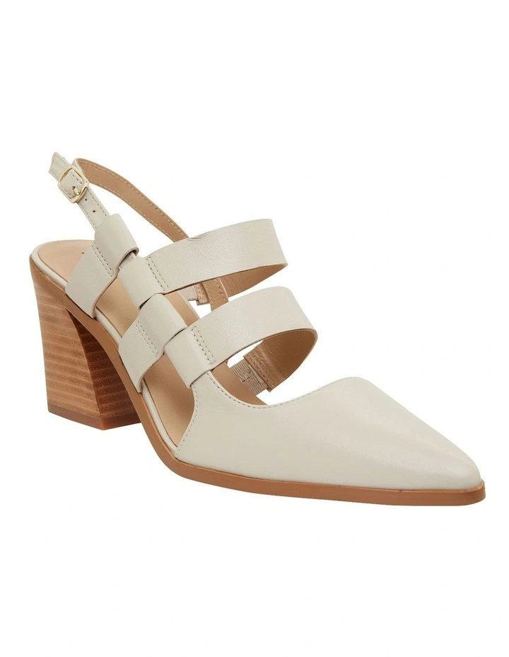 Gloria Ivory Glove Heeled Shoes