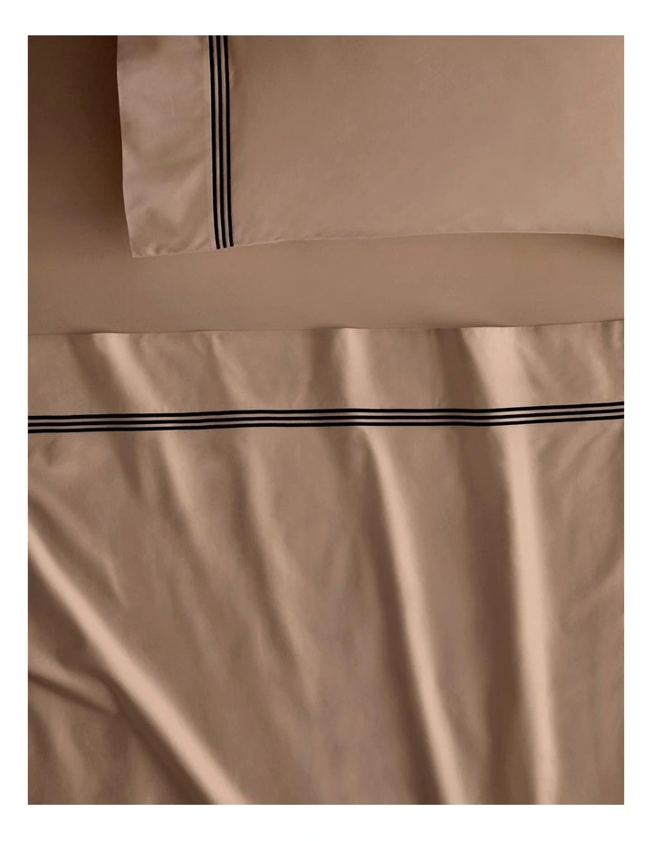 Palais Lux Flat Sheet in Mocha
