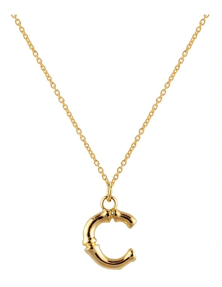 Initial Necklace C