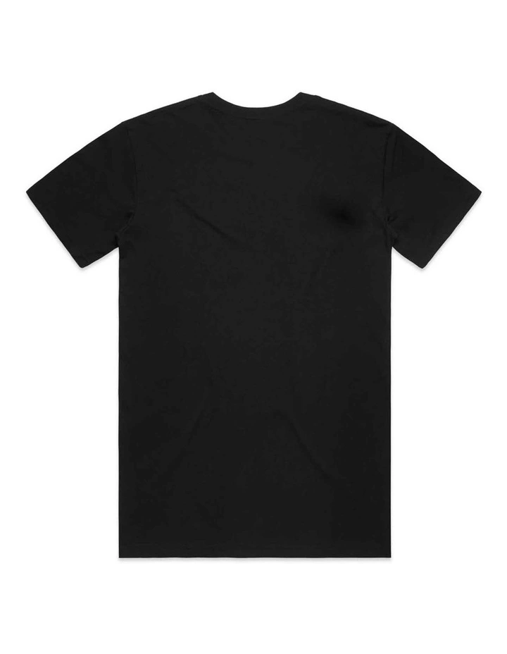 Wombat Pocket Print T-Shirt in Black