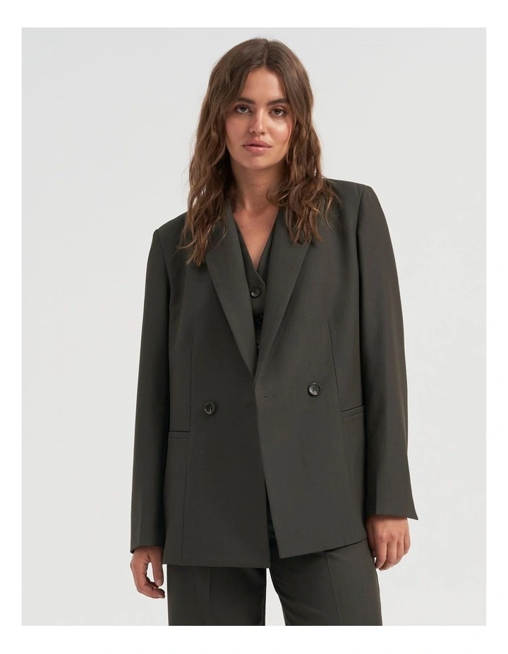Rome Tailored Blazer in Peat