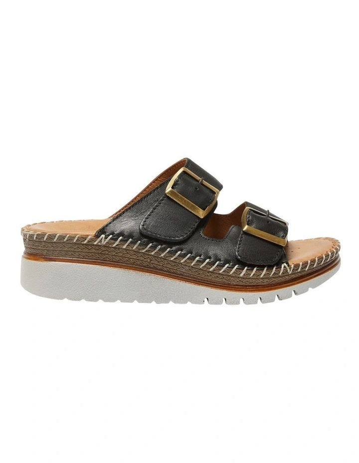 Hutch Sandals in Black Glove