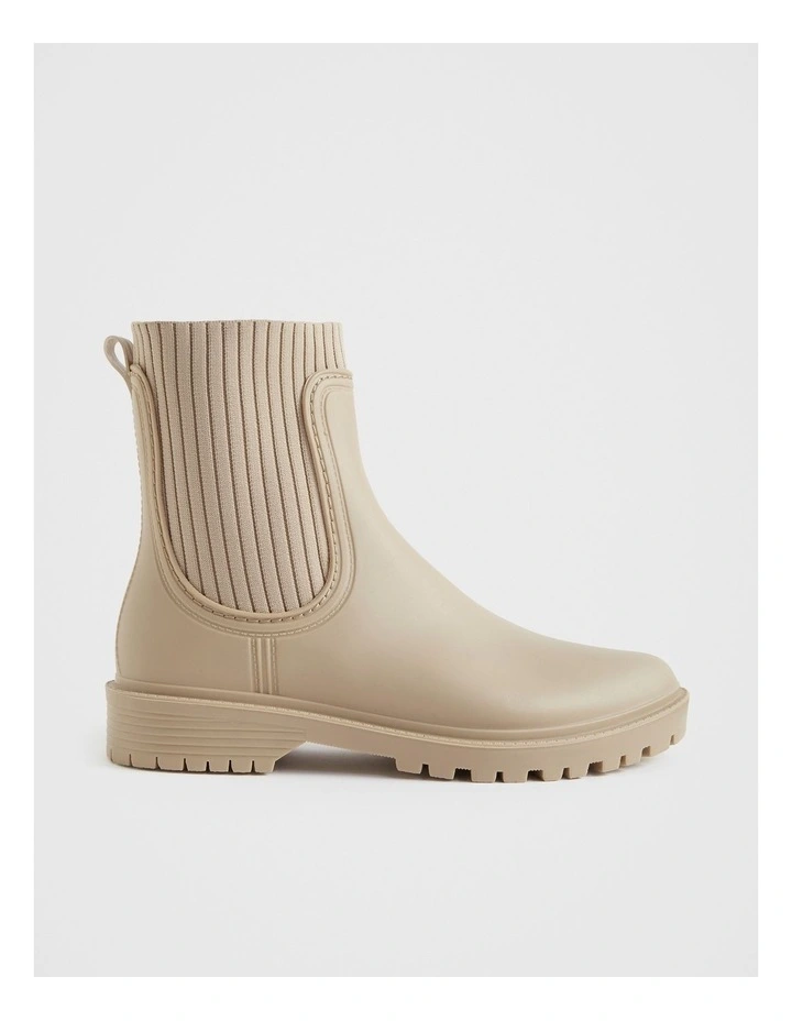 Alannah Rain Boot in Beige