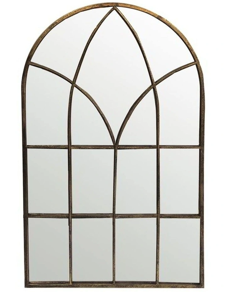 Large Gothic Arc Design Wall Mirror 95cm
