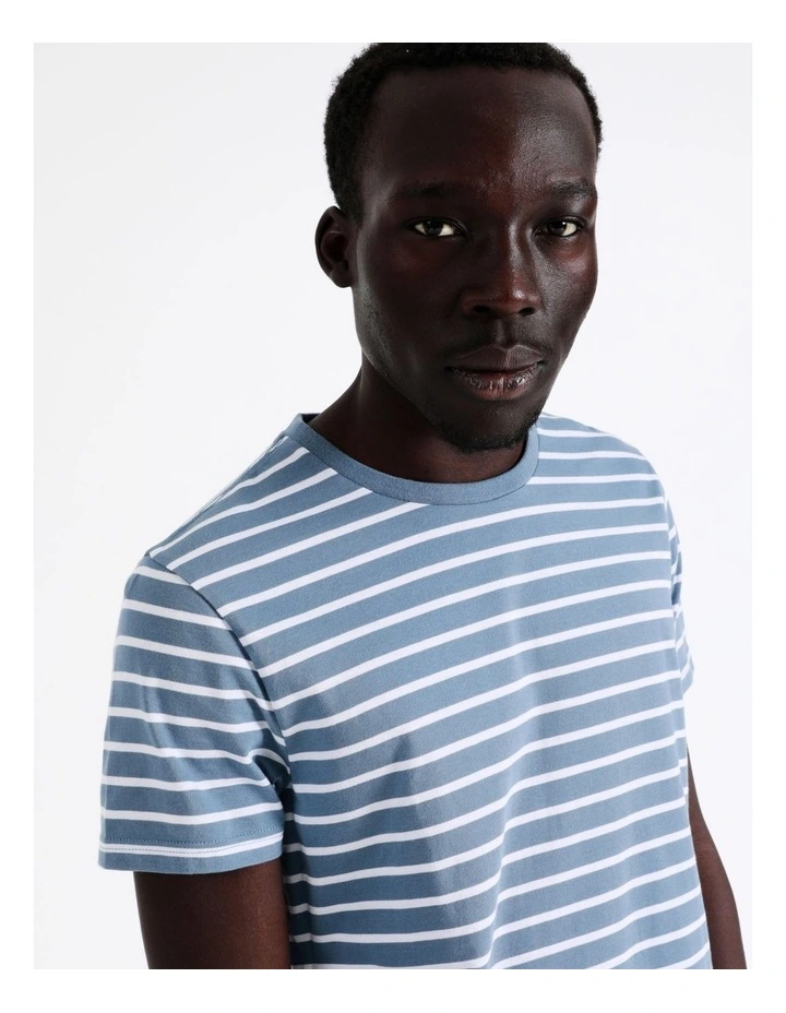 London Stripe Tee Blue
