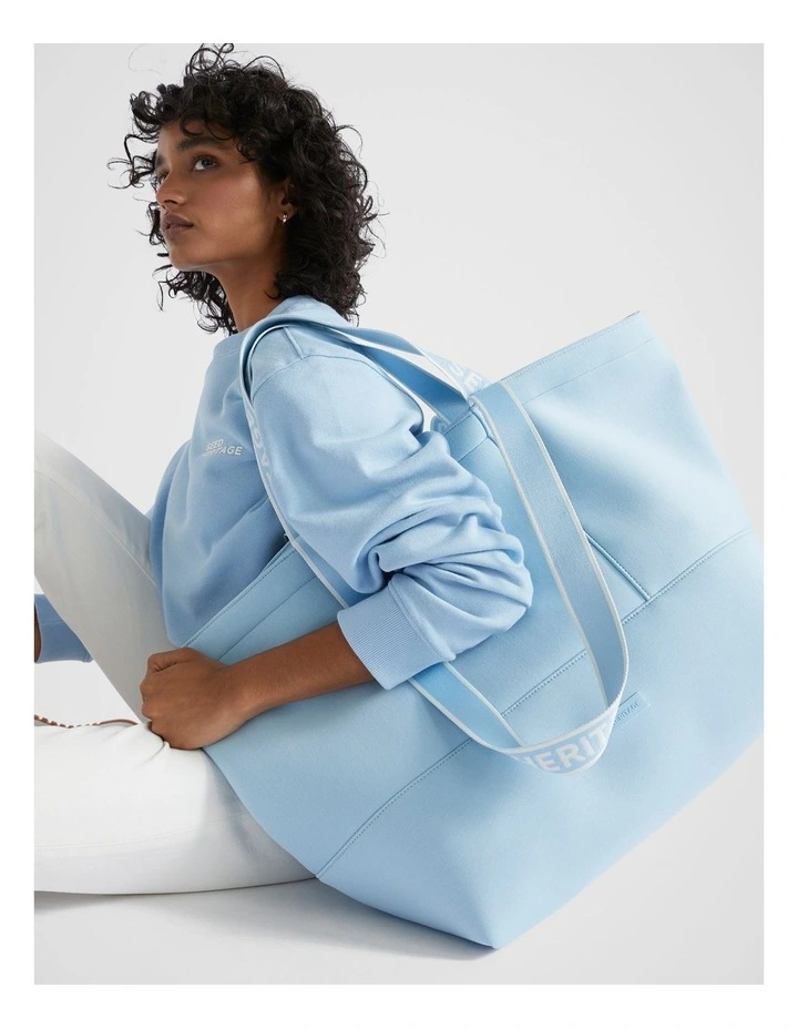 Jersey Overnight Tote in Capri