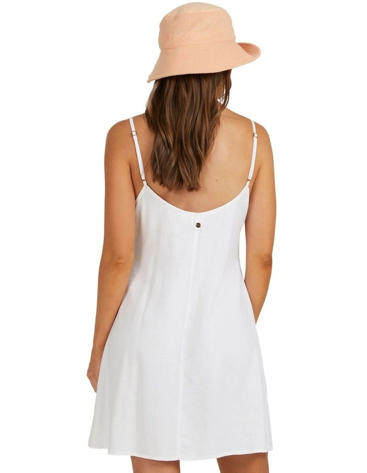 Santorini Slip Dress in White
