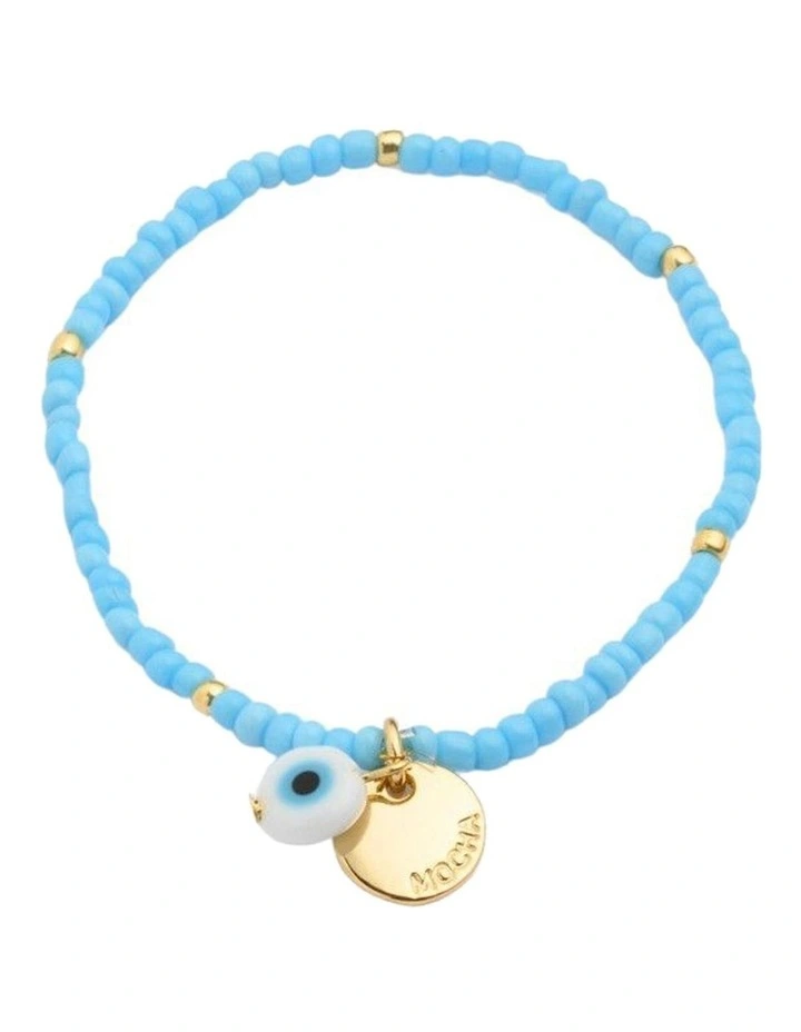 Mykonos Evil Eye Bracelet in Blue