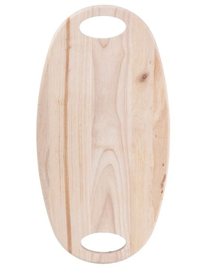 Graze Oval Serving Board 48x25x2cm in Natural