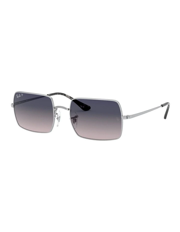 Rectangle 1969 Silver RB1969 Polarised Sunglasses