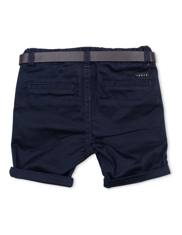 Cuba Chino Short (0-2 years) in Navy
