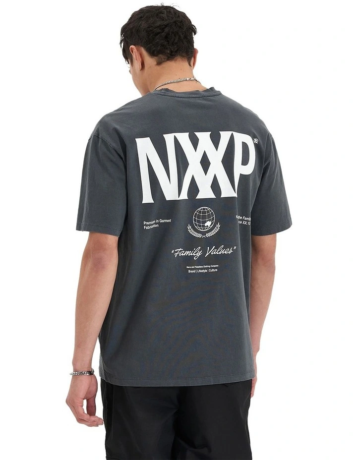 Arctic Heavy Box Fit Tee in Grey
