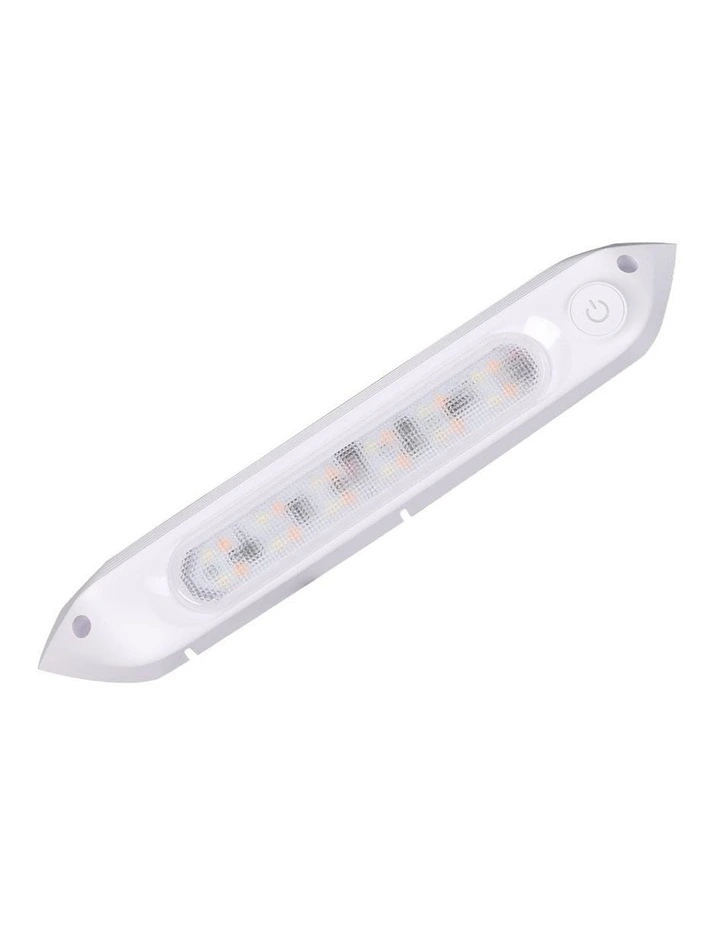 Dual LED Awning Light 12V Waterproof 287mm Caravan RV Exterior in White