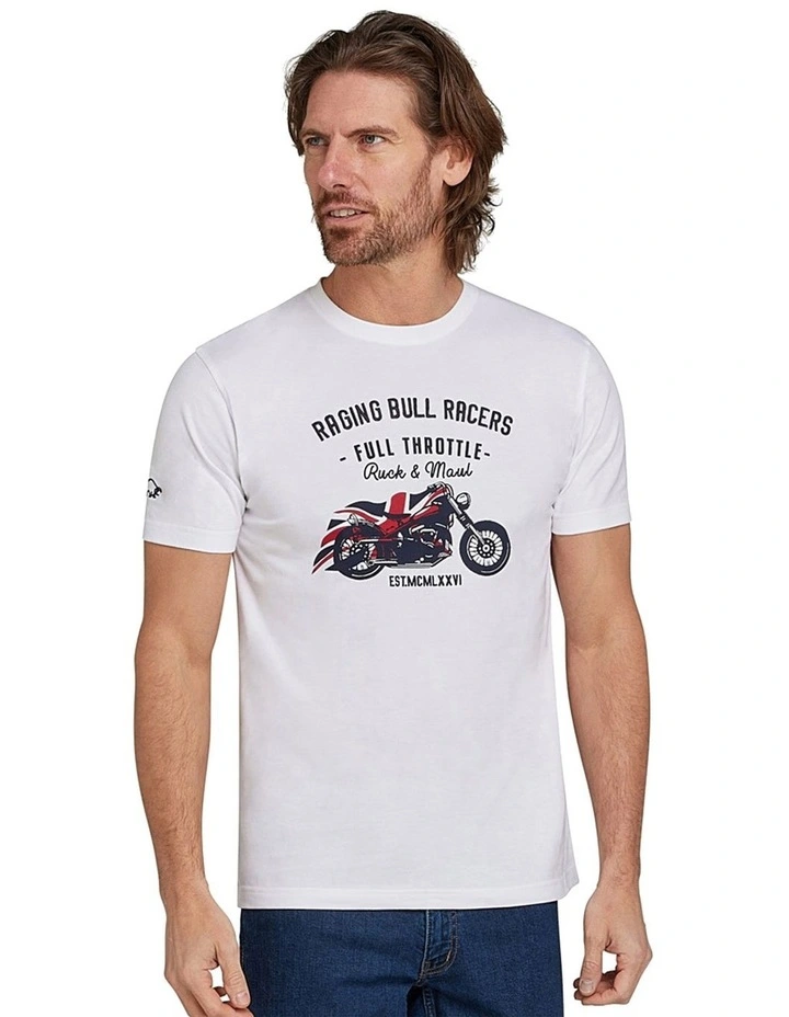 Racers T-Shirt in White